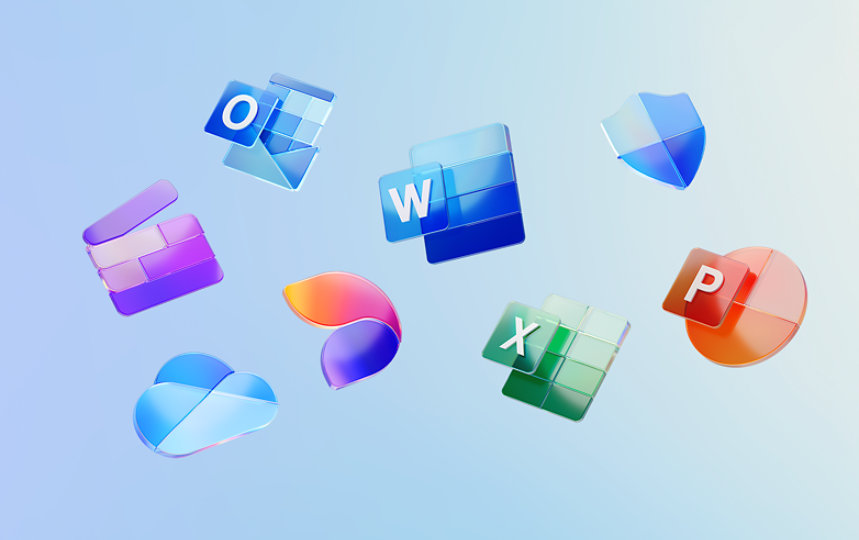 Teams, Word, Outlook ve daha birçok uygulamadan oluşan Microsoft 365 paketi.