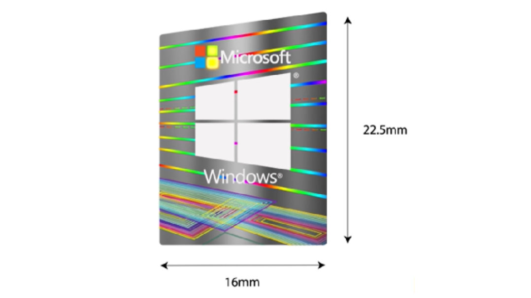 Genuine Microsoft Labels
