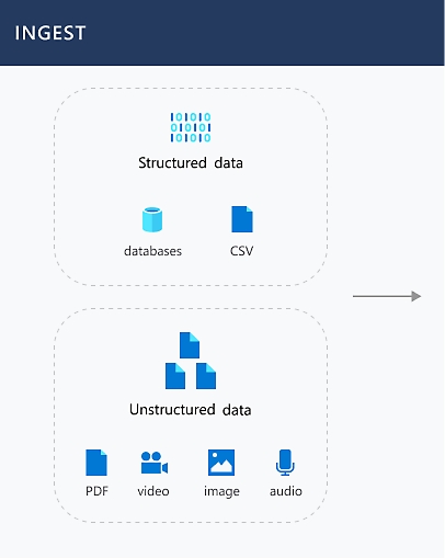 Ingest structured and unstructured data